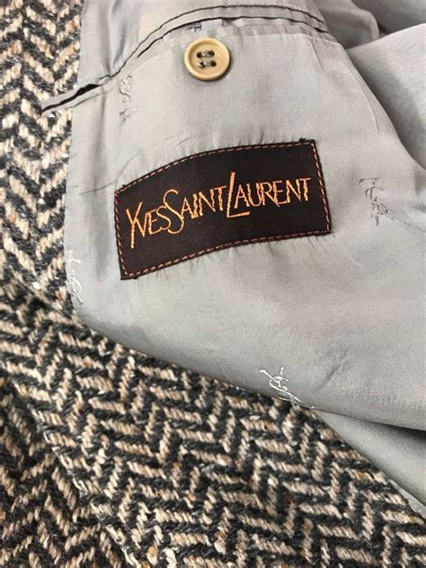 yves saint laurent tweed|SAINT LAURENT Double.